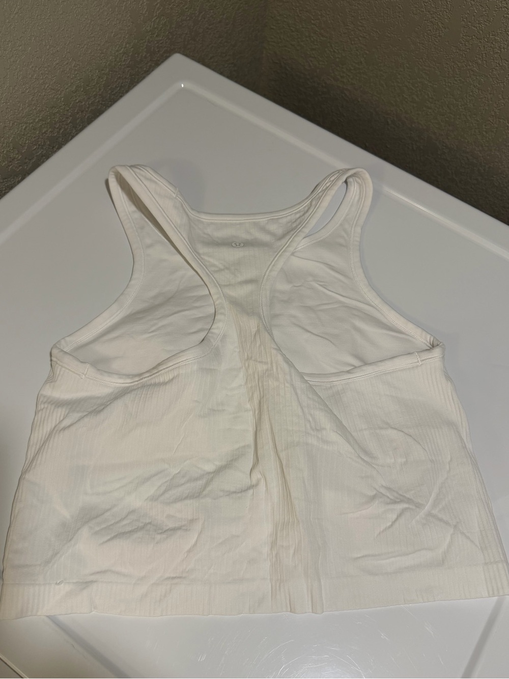 Lululemon ebb to street cropped Racerback tank